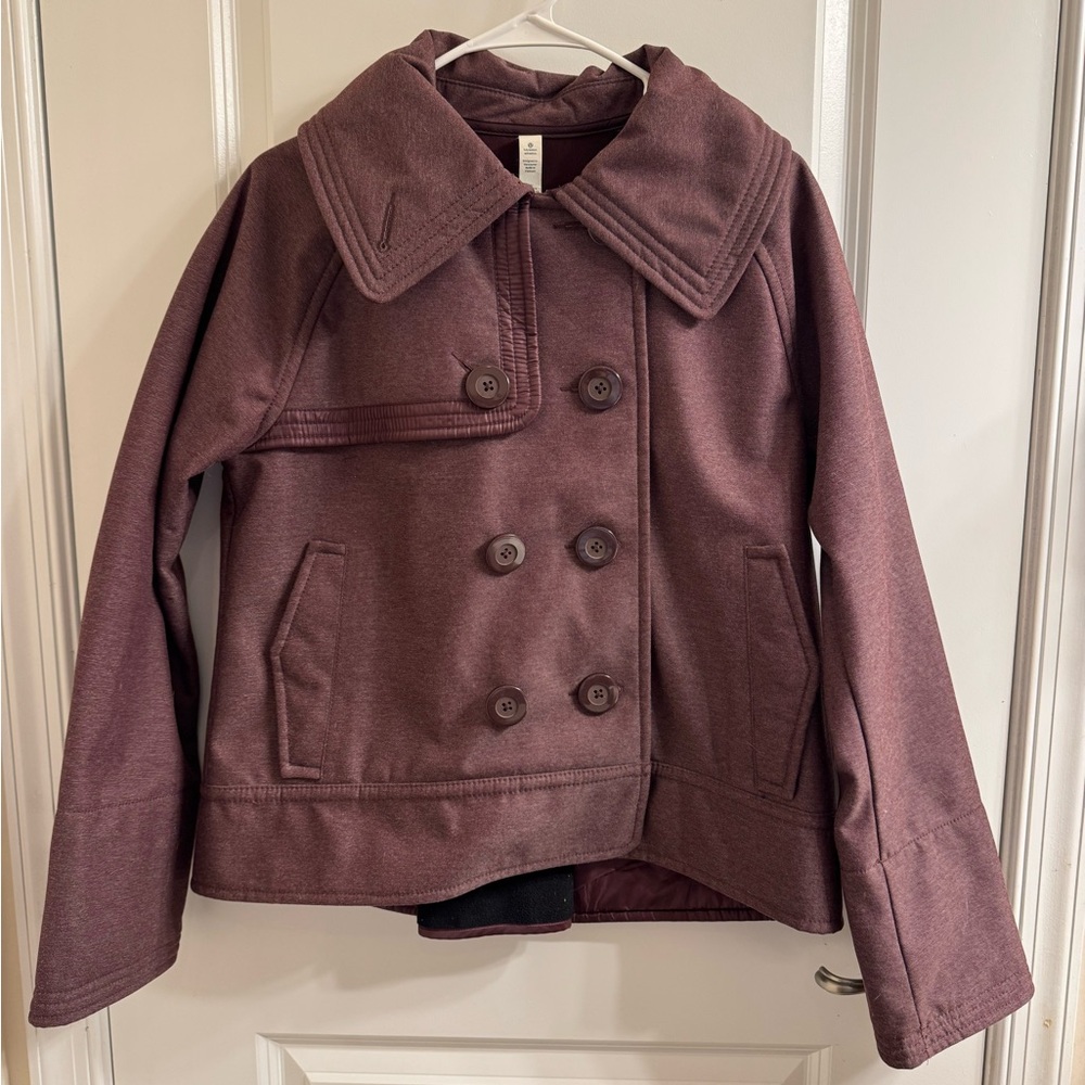 Lululemon Athletica Women's Pea Coat - Burgundy